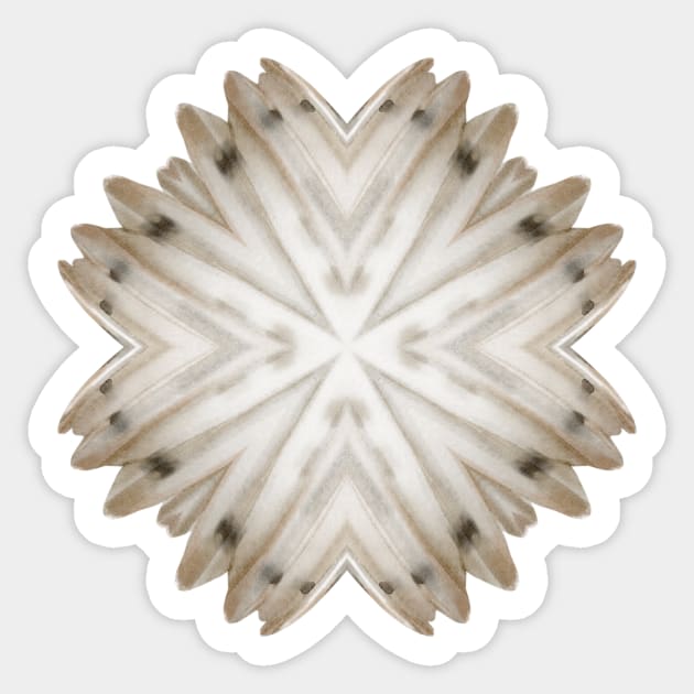 Owldala Kaleidoscope Pattern (Seamless) 3 Sticker by Swabcraft